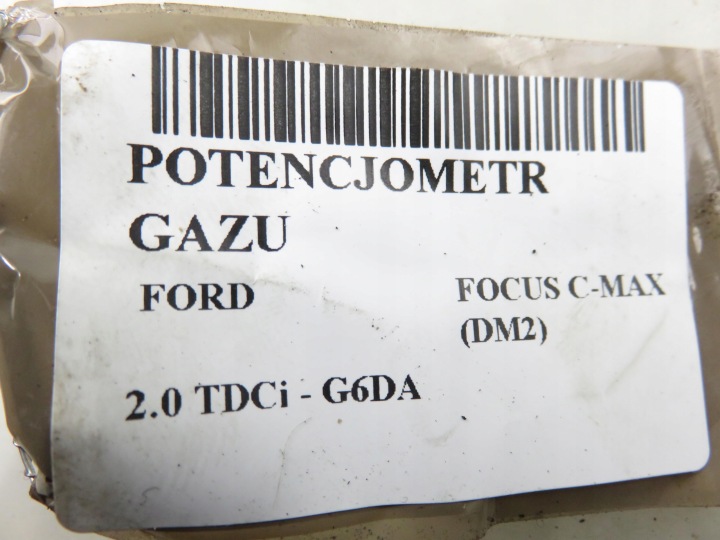 POTENTIOMÈTRE GAZ FORD FOCUS C-MAX 2.0 TDCI 3M519F836AF