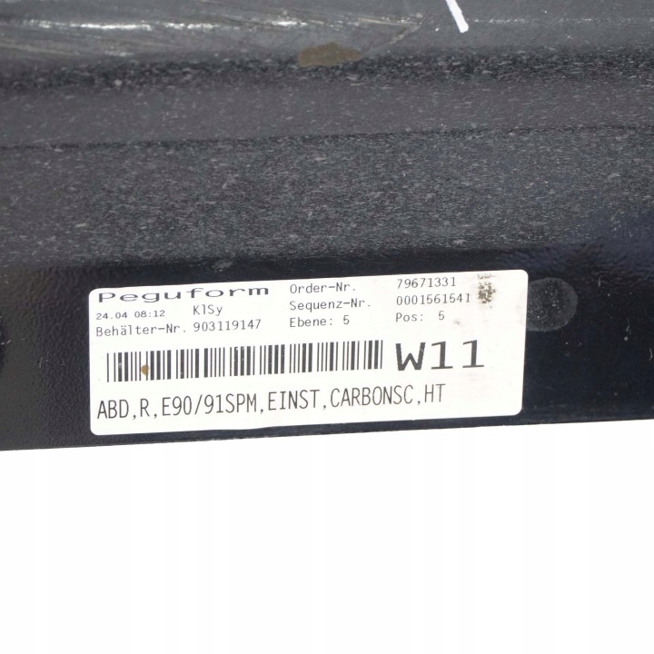 BMW E90 MOULURE SEUIL DROIT CARBONSCHWARZ MODULE