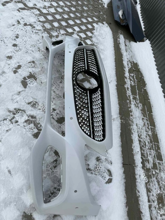 MERCEDES C-KLASA W205 PARE-CHOCS AVANT AVANT GRILLE BLANC POUSSOIR 6XPDC 2014-18R