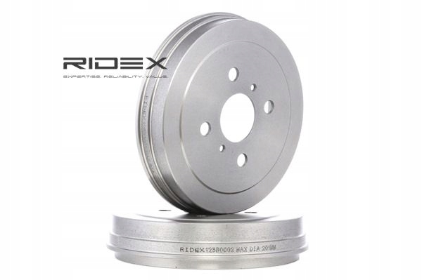 2 CV BEBNE FREIN RIDEX 123B0002 Ø200MM ARRIÈRE VERS TOYOTA YARIS BERLINE COMPACTE (P9)