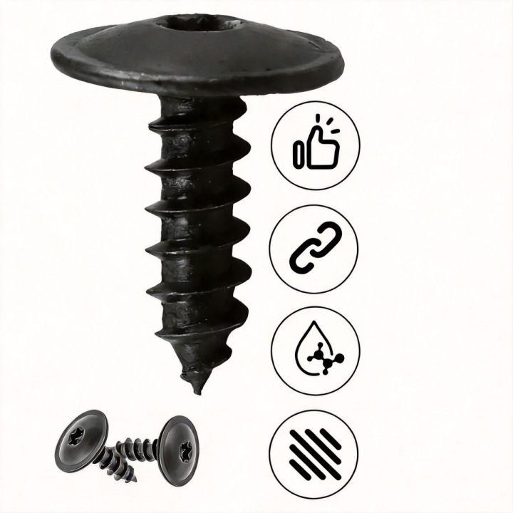 25X BOULONS WKRETY TÔLES PASSAGE DE ROUE TORX PARE-CHOCS CAPUCHONS VERS VW AUDI