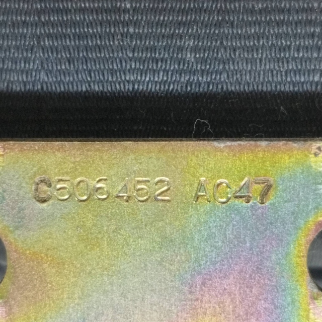 2003 PEUGEOT 307 ARRIÈRE CEINTURE DE SÉCURITÉ C506452