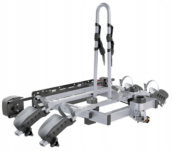 ZAMYKANY MALETERO BICICLETAS PLATAFORMA AL BARRA DE REMOLQUE AL 2 BICICLETAS PARA 75KG UCHYLANY 