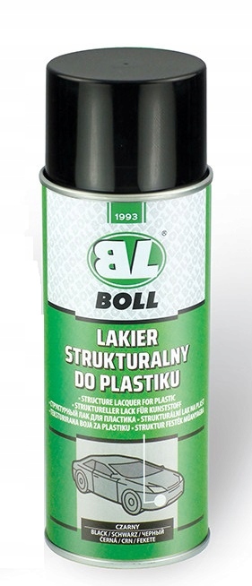 PEINTURE STRUKTURALNY VERS PLASTIQUES BOLL 001400 400 ML NOIR