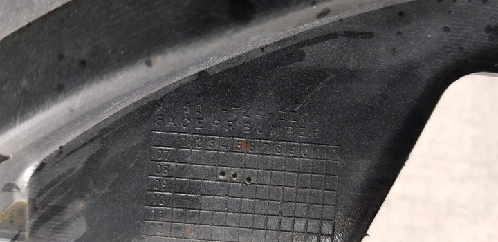 HONDA ACCORD VIII 8 08-11 UNIVERSEL PARE-CHOCS ARRIÈRE ARRIÈRE 71501-TL4-ZZ00