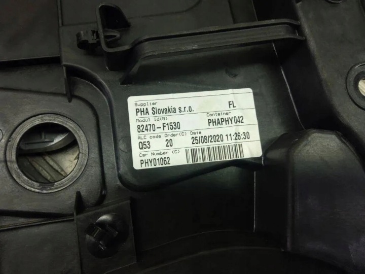 ÉLÉVATEUR VITRES GAUCHE AVANT RHD 2 GOUPILLE 82470-F1630 KIA SPORTAGE IV QL QLE