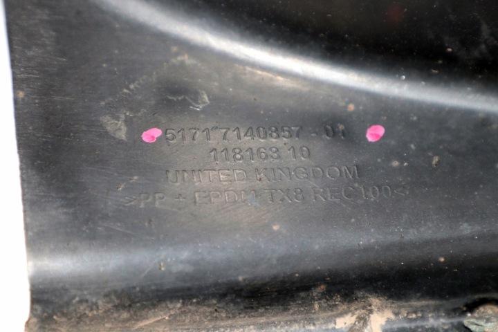MINI R50 R52 PASSAGE DE ROUE PROTECTION WNEKI ROUES AVANT GAUCHE AVANT GAUCHE 7140857