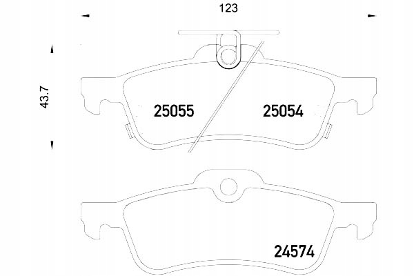 ZAPATAS HAM. HONDA T. CIVIC 1,4-2,2 I-DTEC 12- 