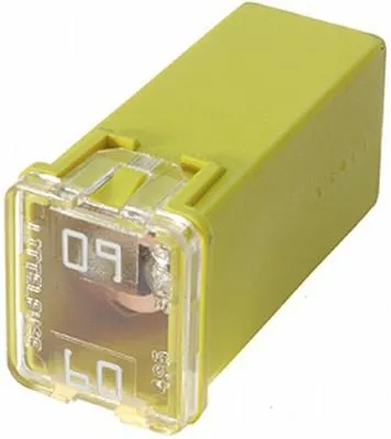 FUSIBLE AUTOMOBILE PAL, 60A GAUCHE 23.1 MM JAUNE 1 PCS HELLA