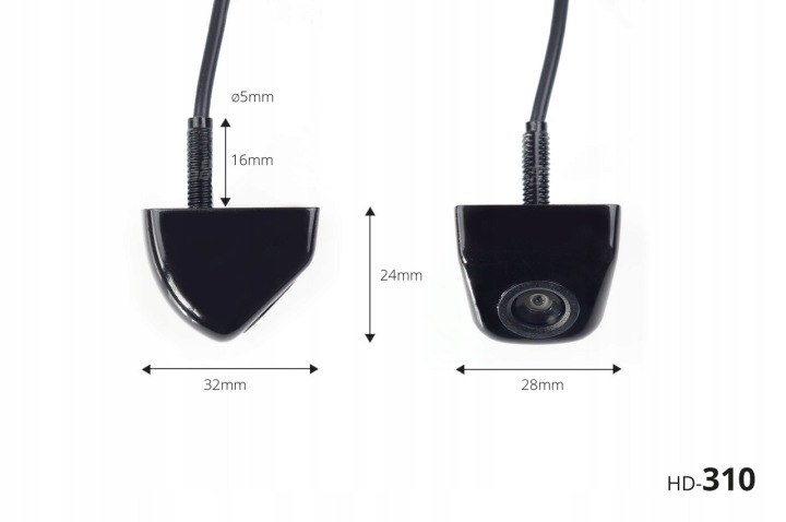 KIT CAPTEURS STATIONNEMENT TFT02 4,3″ AVEC CAMÉRA HD-310 4 SENSORY NOIR