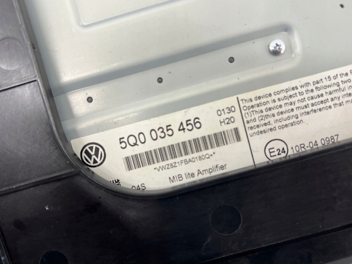 VW GOLF VII 7 UNIVERSEL HAUT-PARLEURS DYNAUDIO AMPLIFICATEUR 5G0035456 INSTALLATION ÉLECTRIQUE JEU
