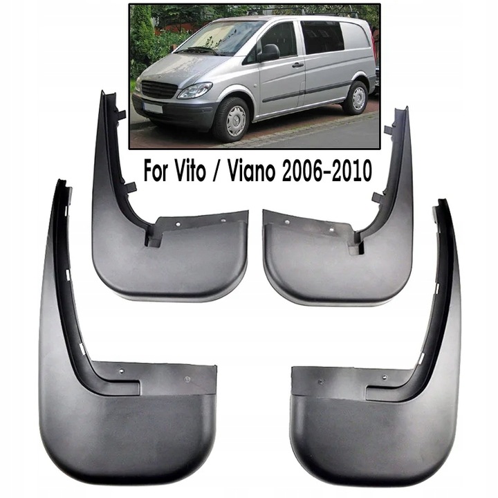 CAR MUD FLAPS PARA MERCEDES GASOLINA VITO VIANO 2006~2015 W639 2016-2019 ~55448 