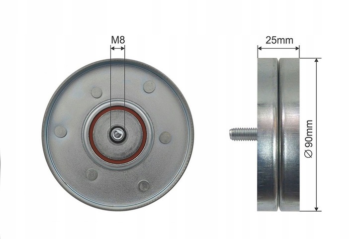 RNK-VW-021 NTY ROLLO TENSOR CORREA WIELOROWKOWEGO NTY 