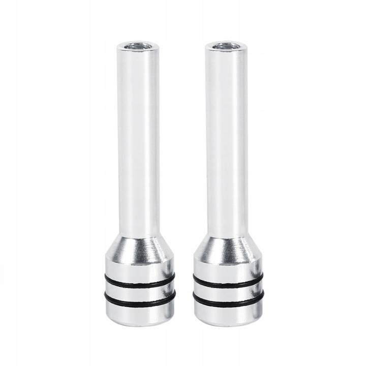 AUTOMOBILE SERRURE PORTES ARGENTÉ 2 PCS