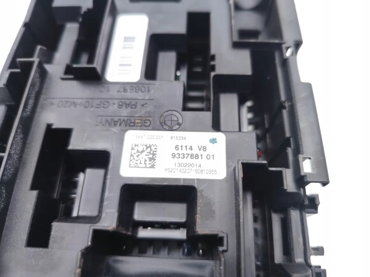 BMW 1 SERIES CHÂSSIS MODULE FUSIBLES 116I ESSENCE 100KW (136 HP) 2014