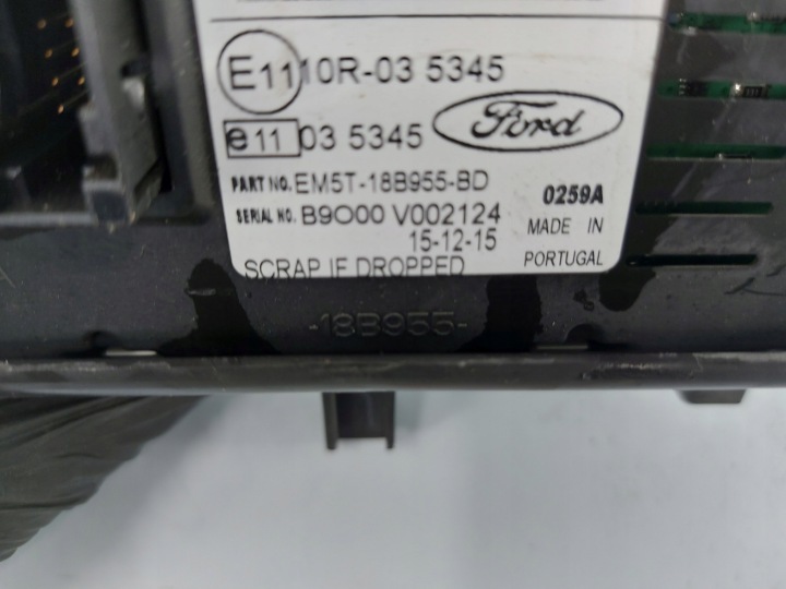 FORD TRANSIT CUSTOM I 13R MONITEUR RADIO NAVIGATION EM5T-18B955-BD