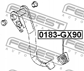 BRIDA PEDALES FEBEST PARA INFINITI G 35 