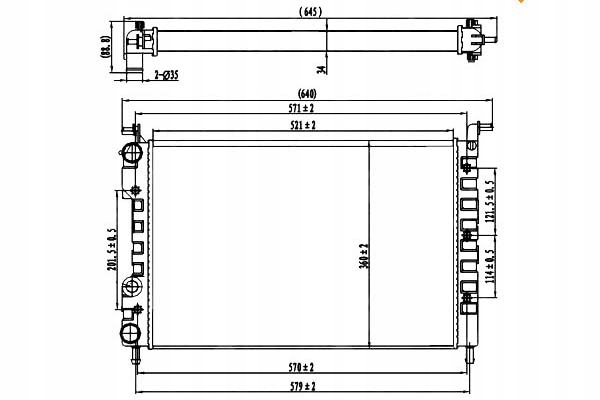 NRF RADIATEUR EAUX photo 2 - milautoparts.fr