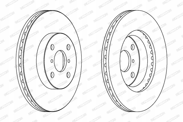 FERODO DISCOS DE FRENADO DDF1587C 