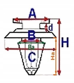 10X CITROEN BERLINGO C2 C5 C6 XANTIA SPAUSTELIS JUOSTOS nuotrauka 4