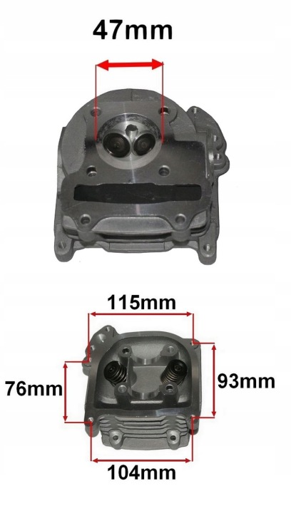 PISTON CULASSE 80CM TUNING TOROS GP500 50 4T 06-16R.