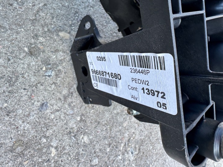 PEUGEOT 508 PÉDALE FREINS AUTOMATE 9666871680 GAZ 9686212980