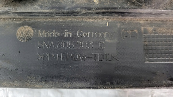 SPOILER DOUBLURE PARE-CHOCS INFÉRIEURE VW VOLKSWAGEN TIGUAN II 2 5NA