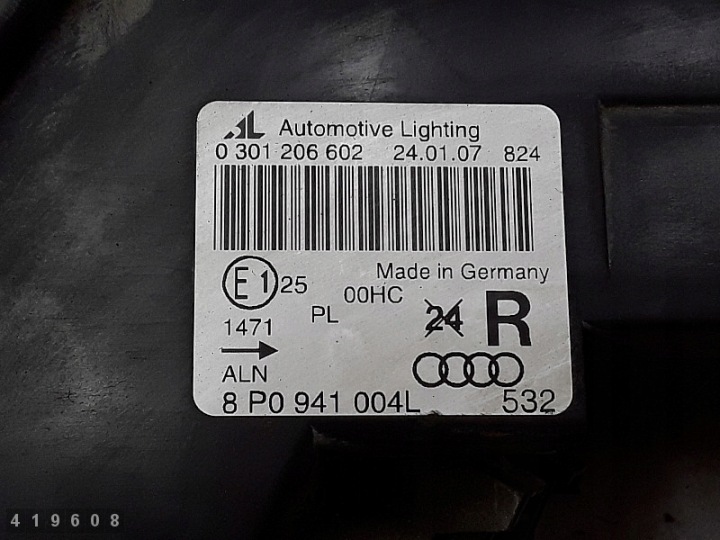 2007 AUDI A3 AVANT PROJECTEUR 8P0941004L