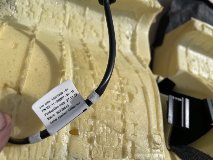 SIÈGE GABKA MATÉRIAU BANQUETTES ARRIÈRE PASSAGER DROIT CITROEN JUMPER PEUGEOT BOXER