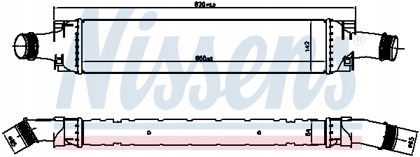 NISSENS 961466 RADUADOR AIRE DE CARGA 