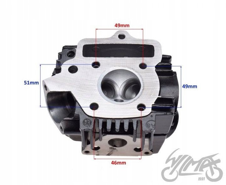 CULATA DE CILINDROS PARA JUNAK 904 EURO4 70CC 