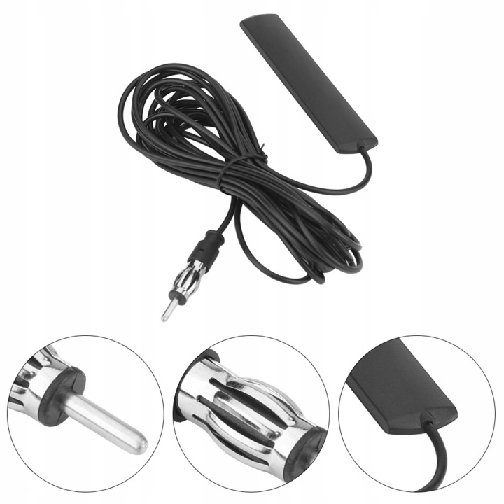 ANTENNE RADIO ANT-309 VERS AMPLIFICATEUR SYGNALU 85-112 MHZ RACCORD VOITURE