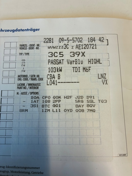 VW CBAB 2.0 DIESEL 278TYS. KILOMÉTRAGE MOTEUR PLASTIQUE COLLECTEUR