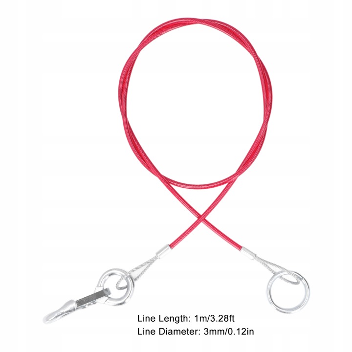 1 M/3,28 ARRÊTS ODLACZANY CÂBLE REMORQUES 341302 PROTECTRICE CÂBLE 7W