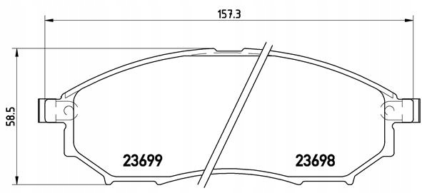 TRINKELĖS STABDŽIŲ BREMBO P 56 058 + DOVANA nuotrauka 2