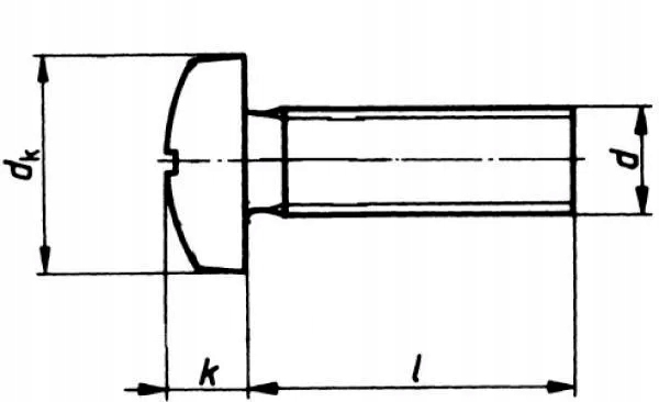 VIS AVEC LBEM GRZYBKOWYM POSZERZANYM DIN88107, M6X10 MM GALVANISÉ KL. 4.6 KRAMP