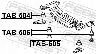 SILENCIEUX POUTRES ARRIÈRE TOYOTA CAMRY (JPP) ACV30,M photo 3 - milautoparts-fr.ukrlive.com