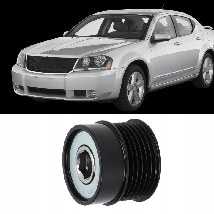 ALTERNATEUR CLUTCH PULLEY 4891737AB ALUMINIUM ALUMINIUM ACCESSOIRES JIEO WO