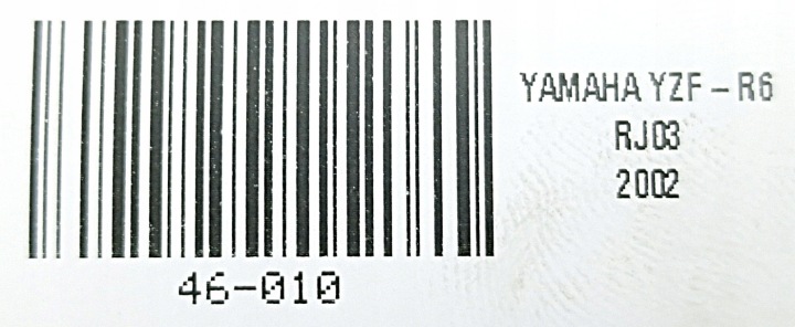 YAMAHA YZF-R6 RJ03 99-02 BANQUETTE ARRIÈRE ARRIÈRE ARRIÈRE PASSAGER SIÈGE
