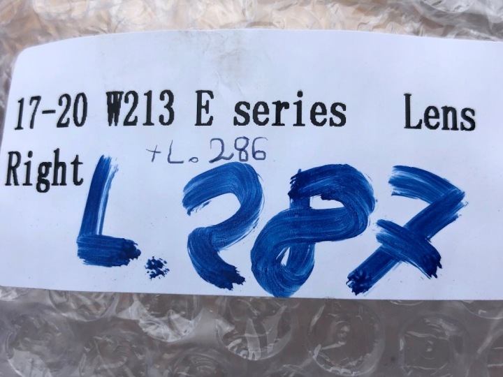 ABAT-JOURS PHARES LED GAUCHE DROIT AVANT VERS MERCEDES E W213 AVANT RESTYLAGE 2016-20