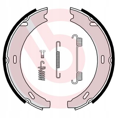 ZAPATAS DE TAMBOR DE FRENADO BREMBO S 50 502 