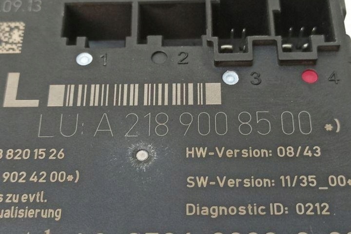 MODULE ARRIÈRE GAUCHES PORTES MERCEDES-BENZ E (W212) A2189008500 2.2L DIESEL