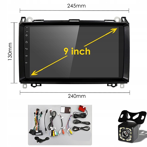 RADIO ANDROID MERCEDES V CLASE VITO W639 2006-2014 