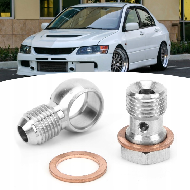 KIT TURBO BANJO BOLT 16MM VERS 6AN POUR GARRETT TB03 T3 TURBO 315 02101 026