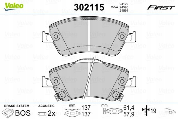 SABOTS DE FREIN DE FREIN TOYOTA AURIS 07- photo 7 - milautoparts-fr.ukrlive.com