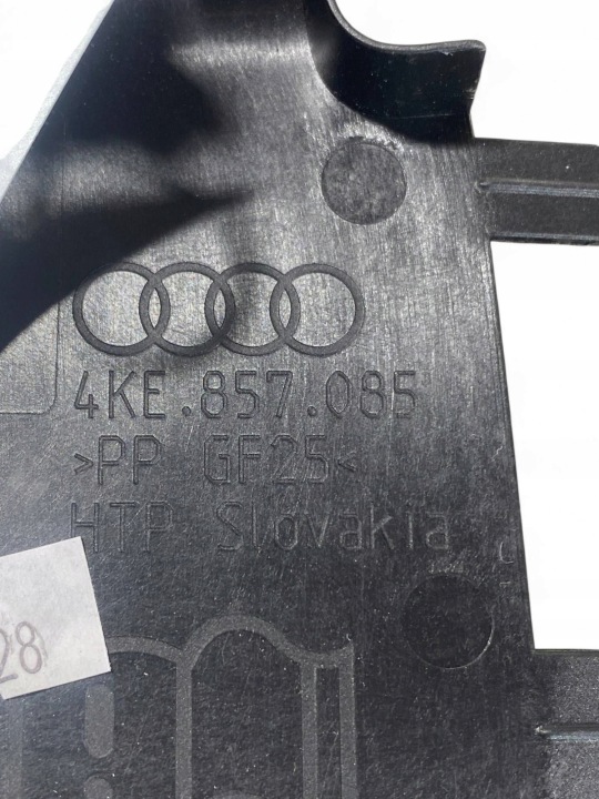 AUDI Q8 E-TRON ZASLAPKA LATÉRALE TABLEAU DE BORD INSTRUMENTATION 4KE857085