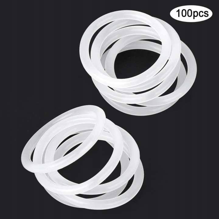 BLANC VIS JOINTS D'ÉTANCHÉITÉ SILICONE 100PCS WATERPROOF HIGH TEMP À RINGS 32X3MM