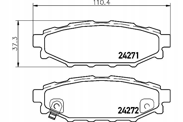 ZAPATAS DE FRENADO HELLA PAGID 26696AG010 26696AG030 