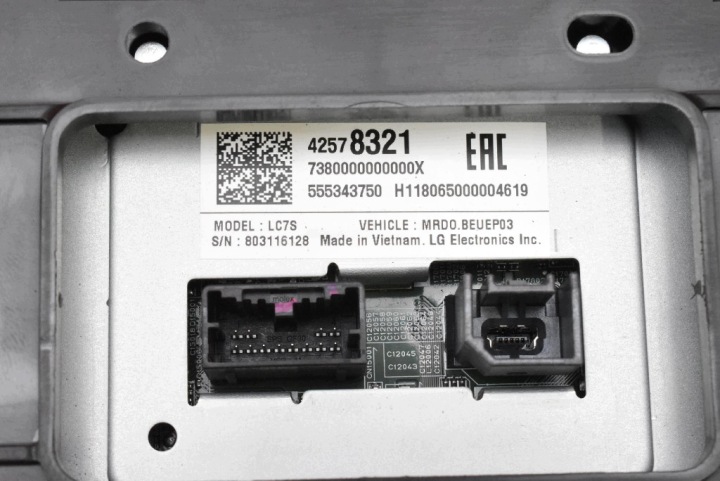 RADIO AUTORADIO PANNEAU MONITEUR OPEL ASTRA 5 V K 15-20