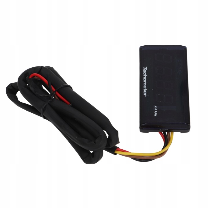 COMPTEUR DE VITESSE LCD MOTOCYCLETTE 12V TACHOMETR COMPTE-TOURS ULTRA MINCE